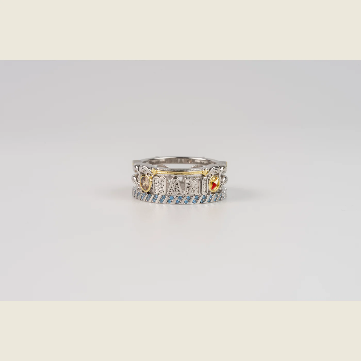 Nami Letter Ring product photograph